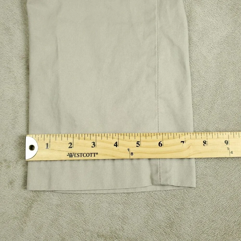 Banana Republic Aiden Chino Pants Mens 32x32 Beige Khaki Regular Fit Casual